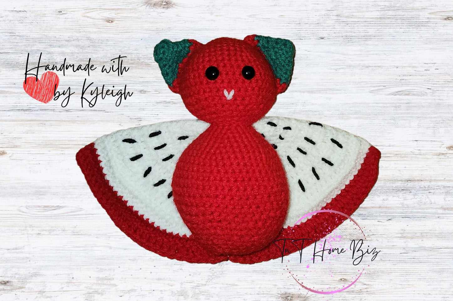 Crochet Dragonfruit Bat